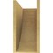 Ekena Millwork 10"W x 20"D x 20"H Classic Durham Rough Cedar Woodgrain TimberThane Corbel, Primed Tan CORUR10X20X20DURRCPR - alternate 5